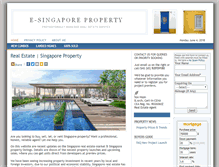 Tablet Screenshot of e-singaporeproperty.com